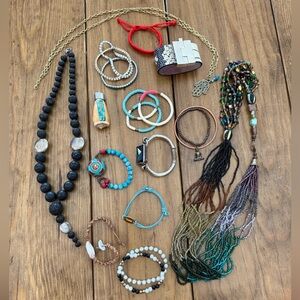 Lot of necklaces, bracelets and more!